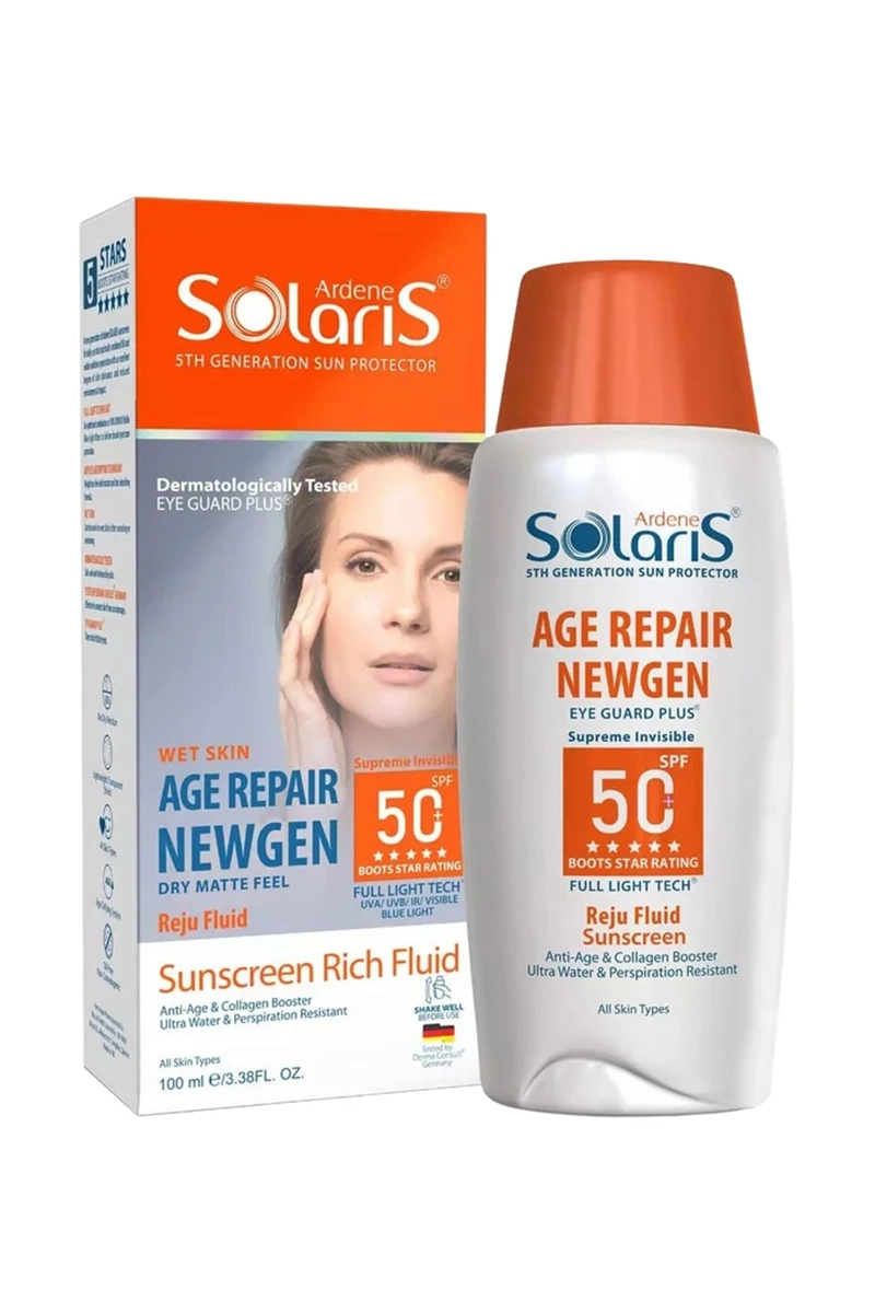 ضد آفتاب ضد چروک SPF50+ آردن سولاریس - بی رنگ